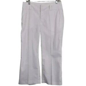 Roots Gold White Capri  Pants Crop Size 0